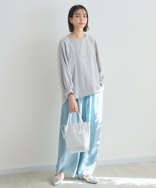 KATHARINE ROSS(キャサリンロス)の「【KATHARINE ROSS】とろみキュプラタックパンツ(その他パンツ・レディース・カーキ/ライトブルー/オレンジ・FREE)」の20枚目の写真