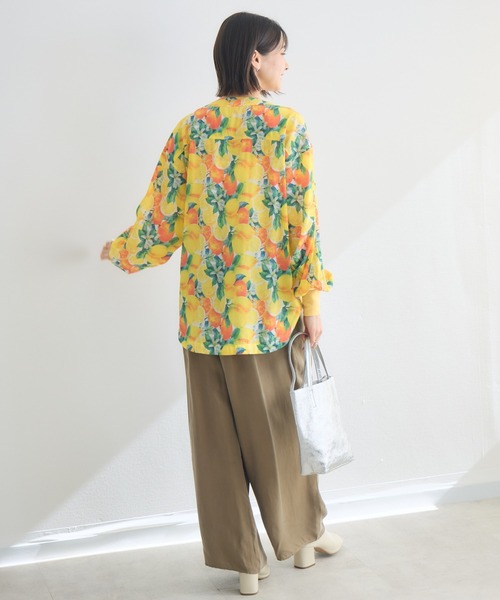 KATHARINE ROSS(キャサリンロス)の「【KATHARINE ROSS】とろみキュプラタックパンツ(その他パンツ・レディース・カーキ/ライトブルー/オレンジ・FREE)」の6枚目の写真