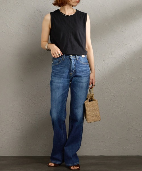 LISA NOUVEAU 喇叭牛仔褲