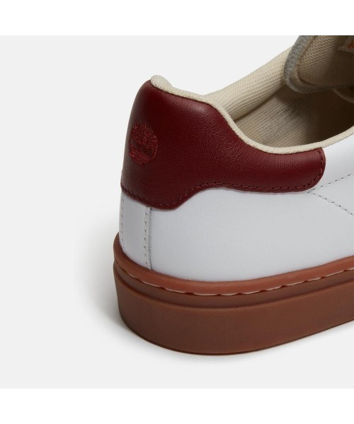 Timberland（ティンバーランド）の「リスボン エッセンシャル スニーカー メンズ（スニーカー・メンズ・ホワイト×レッド・27.5cm/27.0cm/26.5cm/26.0cm/25.5cm/25.0cm/30.0cm/29.0cm/28.5cm/28.0cm）」の8枚目の写真