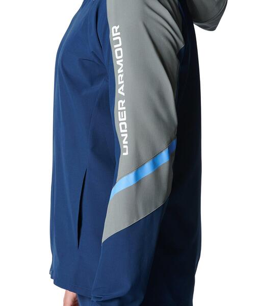 UNDER ARMOUR(アンダーアーマー)の「UAウーブン フルジップ フーディー(トレーニング/メンズ)(その他アウター・メンズ・ネイビー・L/XL/M/2XL/3XL/S)」の5枚目の写真