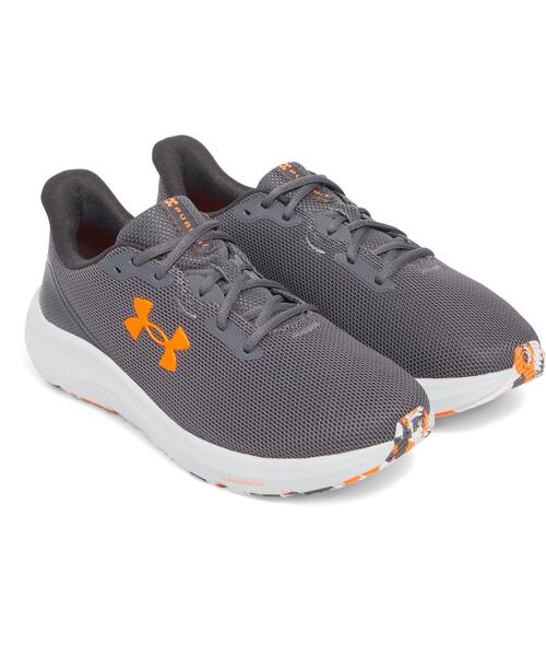UNDER ARMOUR(アンダーアーマー)の「UAチャージド パスート4(ランニング/メンズ)(スニーカー・メンズ・グレー×ホワイト・25.5cm/28.0cm/27.0cm/29.0cm/28.5cm/27.5cm/26.5cm/26.0cm/25.0cm)」の4枚目の写真