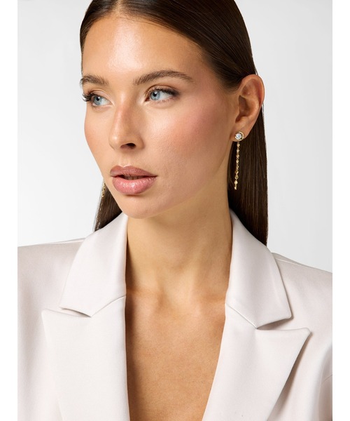 Guess（ゲス）の「AURORA 70MM Aurora Tennis Pendants アクセサリー ピアス（ピアス（両耳用）・レディース・シルバー/ゴールド・ONE SIZE）」の4枚目の写真