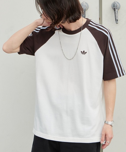 アディダスオリジナルス リンガー Tシャツ トレフォイル 三本線 L 