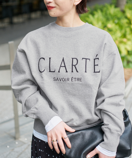 Spick & Span（スピックアンドスパン）の「ロゴ刺繍スウェット（スウェット・レディース・ベージュ/グレー・FREE）」の21枚目の写真