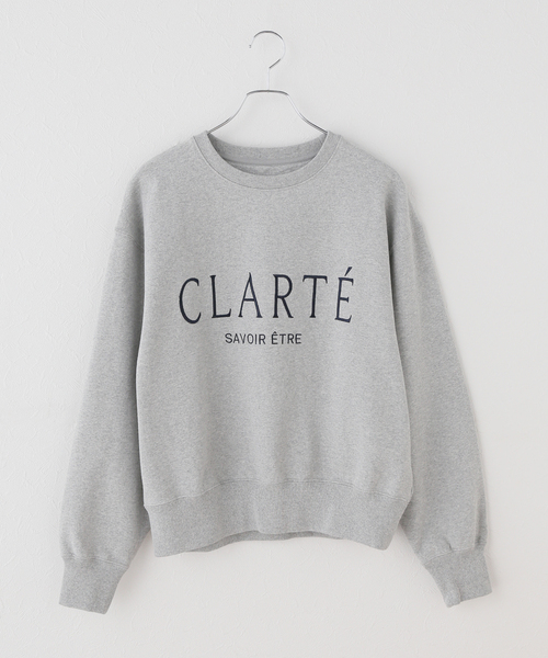 Spick & Span（スピックアンドスパン）の「ロゴ刺繍スウェット（スウェット・レディース・ベージュ/グレー・FREE）」の6枚目の写真