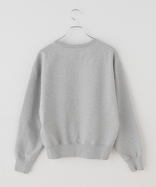 Spick & Span（スピックアンドスパン）の「ロゴ刺繍スウェット（スウェット・レディース・ベージュ/グレー・FREE）」の7枚目の写真