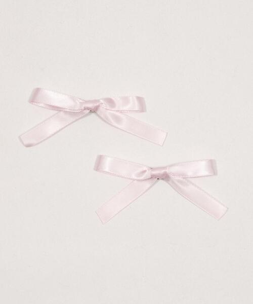 WEGO(ウィゴー)の「WEGO/【2点セット】ナローリボンクリップ(バレッタ/ヘアクリップ・レディース・サックスブルー/ライトピンク/ブラック/オフホワイト/レッド・FREE)」の12枚目の写真