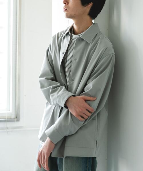 URBAN RESEARCH DOORS（アーバンリサーチドアーズ）の「ウールライクシャツジャケット（その他アウター・メンズ・グレー系その他/ブラウン/ライトグレー・MEDIUM/LARGE）」の11枚目の写真