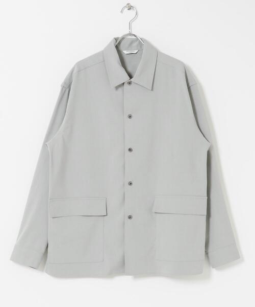 URBAN RESEARCH DOORS（アーバンリサーチドアーズ）の「ウールライクシャツジャケット（その他アウター・メンズ・グレー系その他/ブラウン/ライトグレー・MEDIUM/LARGE）」の14枚目の写真