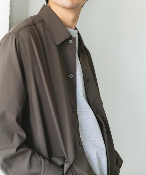 URBAN RESEARCH DOORS（アーバンリサーチドアーズ）の「ウールライクシャツジャケット（その他アウター・メンズ・グレー系その他/ブラウン/ライトグレー・MEDIUM/LARGE）」の20枚目の写真