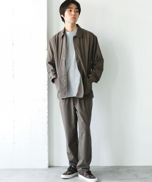 URBAN RESEARCH DOORS（アーバンリサーチドアーズ）の「ウールライクシャツジャケット（その他アウター・メンズ・グレー系その他/ブラウン/ライトグレー・MEDIUM/LARGE）」の21枚目の写真