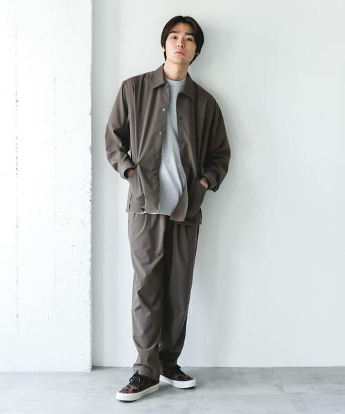 URBAN RESEARCH DOORS（アーバンリサーチドアーズ）の「ウールライクシャツジャケット（その他アウター・メンズ・グレー系その他/ブラウン/ライトグレー・MEDIUM/LARGE）」の22枚目の写真