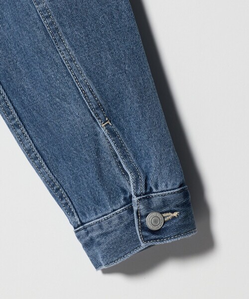 A DAY IN THE LIFE UNITED ARROWS(アデイインザライフユナイテッドアローズ)の「デニム トラッカー ジャケット<A DAY IN THE LIFE>(デニムジャケット・メンズ・コバルトブルー/ブラック・L/M)」の5枚目の写真