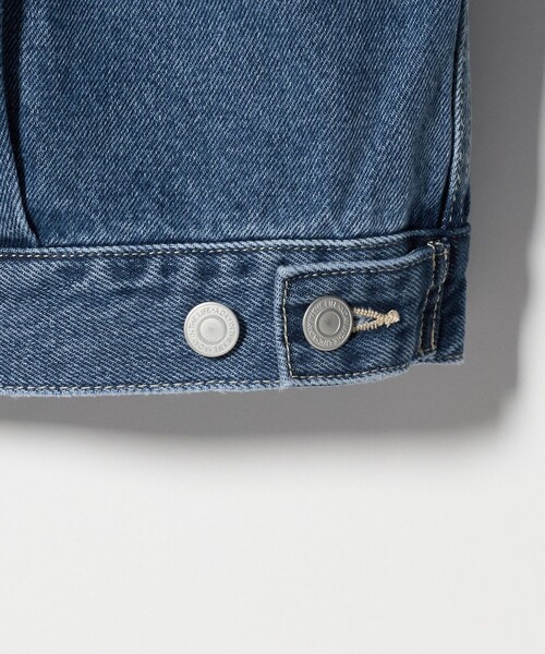 A DAY IN THE LIFE UNITED ARROWS(アデイインザライフユナイテッドアローズ)の「デニム トラッカー ジャケット<A DAY IN THE LIFE>(デニムジャケット・メンズ・コバルトブルー/ブラック・L/M)」の6枚目の写真