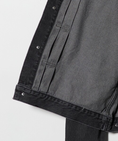 A DAY IN THE LIFE UNITED ARROWS(アデイインザライフユナイテッドアローズ)の「デニム トラッカー ジャケット<A DAY IN THE LIFE>(デニムジャケット・メンズ・コバルトブルー/ブラック・L/M)」の12枚目の写真