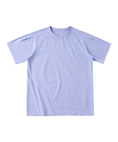BUTTON SEOUL(ボタンソウル)の「エアライトデイリーパフォーマンスラグランショートスリーブ(8 COLORS)(Tシャツ/カットソー・メンズ・ブラック/ブラウン/グレー/オレンジ/ブルー/グリーン/アイボリー/バイオレット・MEDIUM/LARGE/X-LARGE)」の7枚目の写真