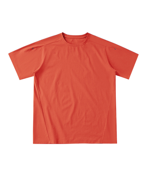 BUTTON SEOUL(ボタンソウル)の「エアライトデイリーパフォーマンスラグランショートスリーブ(8 COLORS)(Tシャツ/カットソー・メンズ・ブラック/ブラウン/グレー/オレンジ/ブルー/グリーン/アイボリー/バイオレット・MEDIUM/LARGE/X-LARGE)」の8枚目の写真