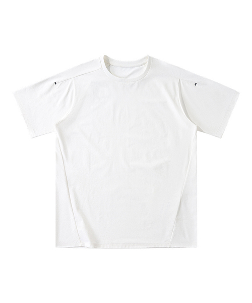 BUTTON SEOUL(ボタンソウル)の「エアライトデイリーパフォーマンスラグランショートスリーブ(8 COLORS)(Tシャツ/カットソー・メンズ・ブラック/ブラウン/グレー/オレンジ/ブルー/グリーン/アイボリー/バイオレット・MEDIUM/LARGE/X-LARGE)」の1枚目の写真