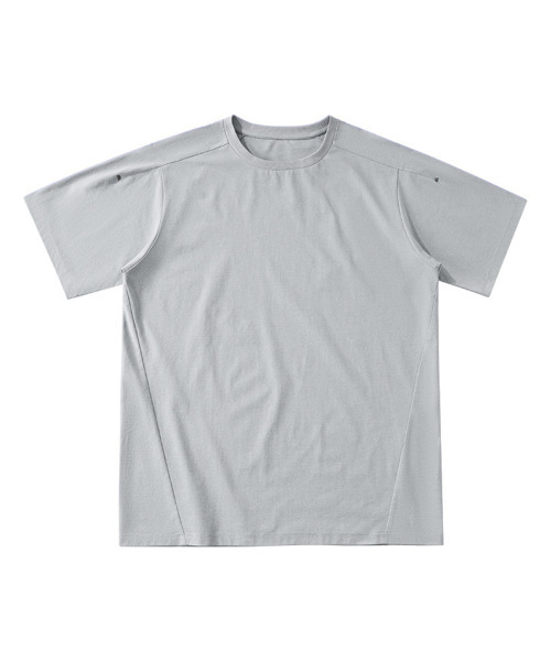 BUTTON SEOUL(ボタンソウル)の「エアライトデイリーパフォーマンスラグランショートスリーブ(8 COLORS)(Tシャツ/カットソー・メンズ・ブラック/ブラウン/グレー/オレンジ/ブルー/グリーン/アイボリー/バイオレット・MEDIUM/LARGE/X-LARGE)」の15枚目の写真
