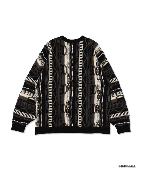 WIND AND SEA（ウィンダンシー）の「UNO x WDS MULTI STRIPED KNIT（ニット/セーター・メンズ・ブラック/ホワイト系その他・L/M）」の6枚目の写真
