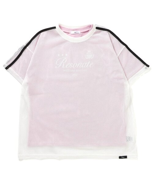 algy（アルジー）の「メッシュT & Tセット（アンサンブル・キッズ・サックスブルー/ブラック/オフホワイト・160/150/140/130）」の13枚目の写真