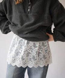 Port（ポート）の「【 Port / ポート 】 フラワーレース 付け裾インナー ( サイズフリー )（その他トップス）」