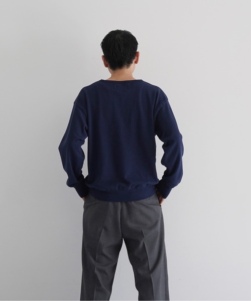 KAIKO（カイコー）の「KAIKO Crew neck sweat（スウェット・レディース・アッシュグレー/ネイビー・1/2）」の6枚目の写真