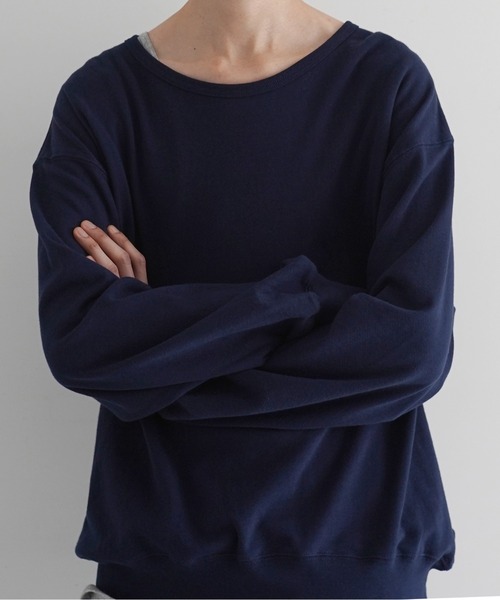 KAIKO(カイコー)の「KAIKO Crew neck sweat(スウェット・レディース・アッシュグレー/ネイビー・1/2)」の14枚目の写真