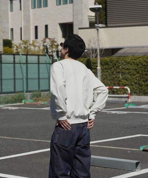 KAIKO(カイコー)の「KAIKO Crew neck sweat(スウェット・レディース・アッシュグレー/ネイビー・1/2)」の9枚目の写真