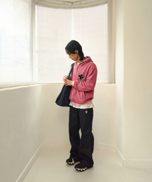 NOSCOULEURS（ノクルールズ）の「UL THERMAL ZIP HOODIE PINK（パーカー）」