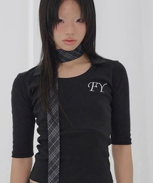 ◇FANCYCLUB◇ブランド直輸入正規品/ソフト ファンシー カラー トップ SOFT FANCY COLLAR TOP