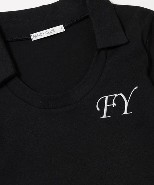 Ada.(エイダ)の「◇FANCYCLUB◇ブランド直輸入正規品/ソフト ファンシー カラー トップ SOFT FANCY COLLAR TOP(ポロシャツ・レディース・ピンク/ブルー/ブラック・FREE)」の11枚目の写真