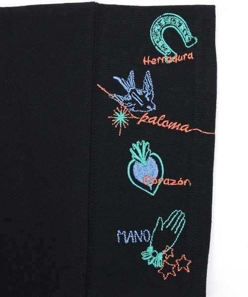チチカカ(チチカカ)の「ミラグロ刺繍チュニックTシャツ(Tシャツ/カットソー・レディース・オレンジ/ブラック/アイボリー/グリーン・FREE)」の18枚目の写真