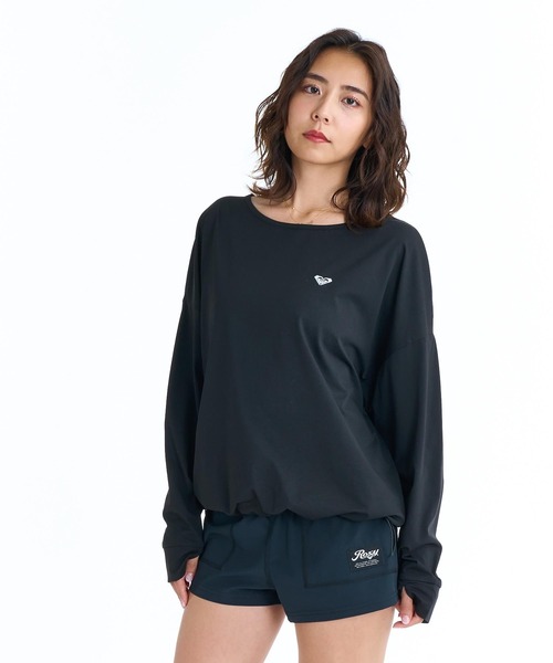 ROXY(ロキシー)の「ROXY ウィメンズ LUMINA 長袖ラッシュガード 【2026年春夏モデル】/ロキシープルオーバーラッシュガード(水着)(ラッシュガード・レディース・ブラック系その他/ベージュ/ホワイト系その他/ホワイト/ブラック・LARGE/SMALL/MEDIUM)」の15枚目の写真