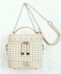 LAFARY（ラファリー）の「ギンガム合皮バニティバッグ（ショルダーバッグ）」