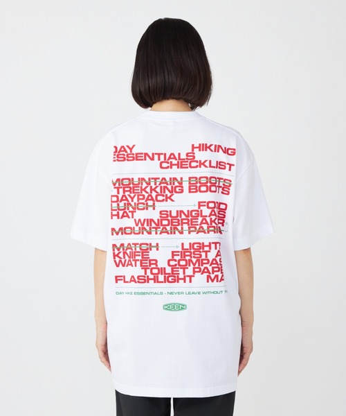 KEEN(キーン)の「OC/RP PACKING LIST TEE / オーシーアールピー パッキング リスト ティー(Tシャツ/カットソー・メンズ・ホワイト・XL/L/M/S)」の2枚目の写真