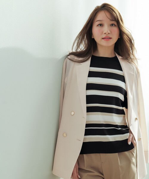 シアーメッシュ ダブルジャケット（テーラードジャケット）｜ANY SIS
