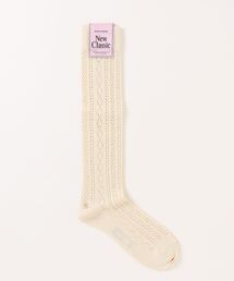MARCOMONDE | 【MARCOMONDE】eyelet high socks 38 84IR_CO-38C(ソックス/靴下)