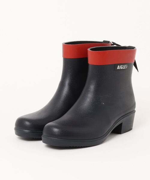 AIGLE(エーグル)の「【AIGLE】エーグル MYRICA BOTTIL(ミリカ ボッティロン)ラバーブーツ ZZFNB28(レインシューズ・レディース・ブラック/ネイビー・36/37/38/39)」の2枚目の写真