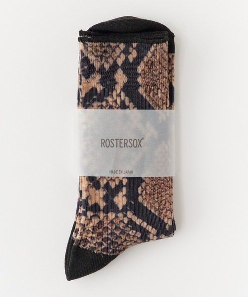 ROSTER SOX（ロスターソックス）の「ROSTER SOX/ロスターソックス プリントデザイン リブ編み クルーソックス 2026年 夏 夏服（ソックス/靴下・メンズ・その他/その他1・26-28cm）」の16枚目の写真