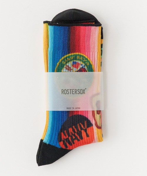 ROSTER SOX（ロスターソックス）の「ROSTER SOX/ロスターソックス プリントデザイン リブ編み クルーソックス 2026年 夏 夏服（ソックス/靴下・メンズ・その他/その他1・26-28cm）」の20枚目の写真