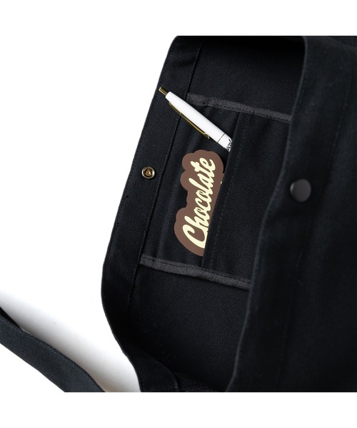 Chocolate Jesus Coffee（チョコレートジーザスコーヒー）の「COFFEE LOGO NEWSPAPER BAG（トートバッグ・メンズ・ブラック/ナチュラル・FREE）」の6枚目の写真