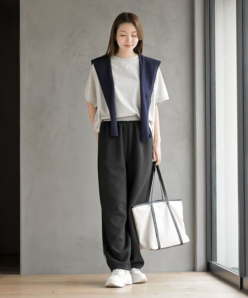 rps（アールピーエス）の「ＢＩＧシルエットミニ裏毛プルオーバー（スウェット・レディース・オートミール・フリー）」の2枚目の写真