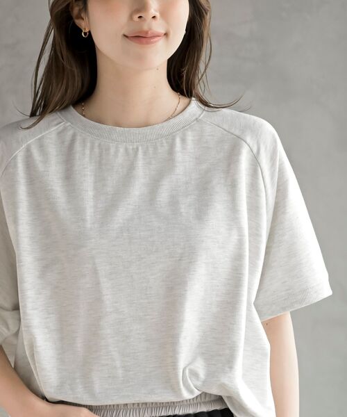 rps（アールピーエス）の「ＢＩＧシルエットミニ裏毛プルオーバー（スウェット・レディース・オートミール・フリー）」の6枚目の写真