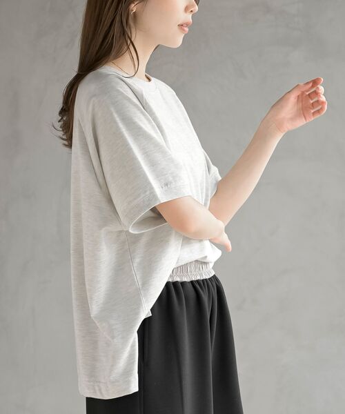 rps（アールピーエス）の「ＢＩＧシルエットミニ裏毛プルオーバー（スウェット・レディース・オートミール・フリー）」の9枚目の写真