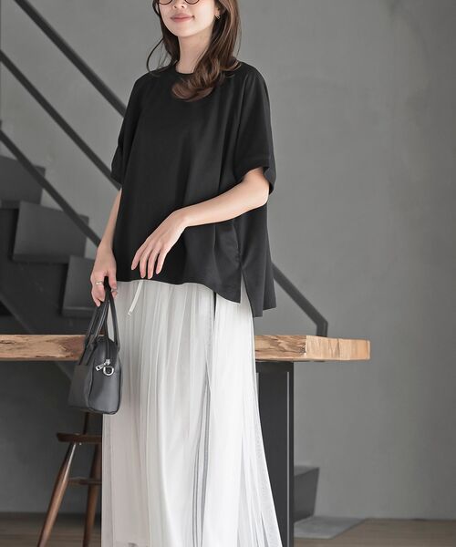 rps（アールピーエス）の「ＢＩＧシルエットミニ裏毛プルオーバー（スウェット・レディース・オートミール・フリー）」の12枚目の写真