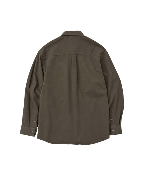WMC(ダブリューエムシー)の「ダブルポケットワークシャツ_カーキ(シャツ/ブラウス・メンズ・カーキ・L/XL/M)」の4枚目の写真