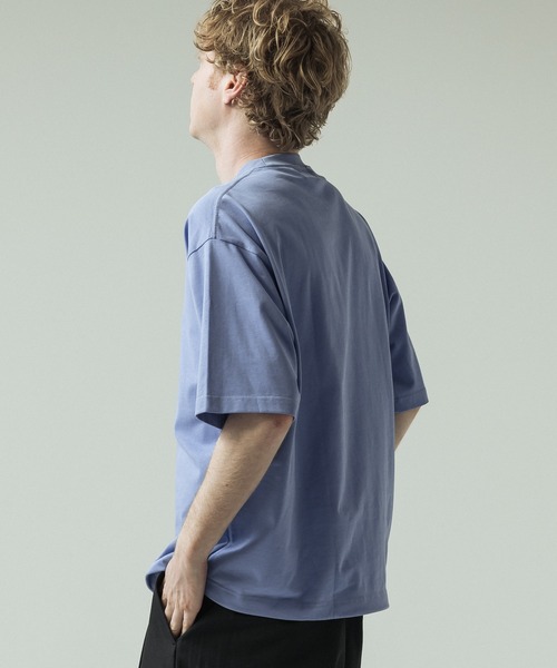 SLICK(スリック)の「【SLICK/スリック】30/2 Compact Yarn Drawstring T-shirt/コンパクトヤーンドローストリングTシャツ/オーバーサイズ シルエット(Tシャツ/カットソー・メンズ・ホワイト/ラベンダー/ブラック/ブラウン・1/3/2)」の16枚目の写真