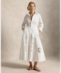 POLO RALPH LAUREN | コットン アイレット シャツドレス(シャツワンピース)